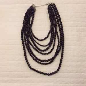 Beaded statement necklace